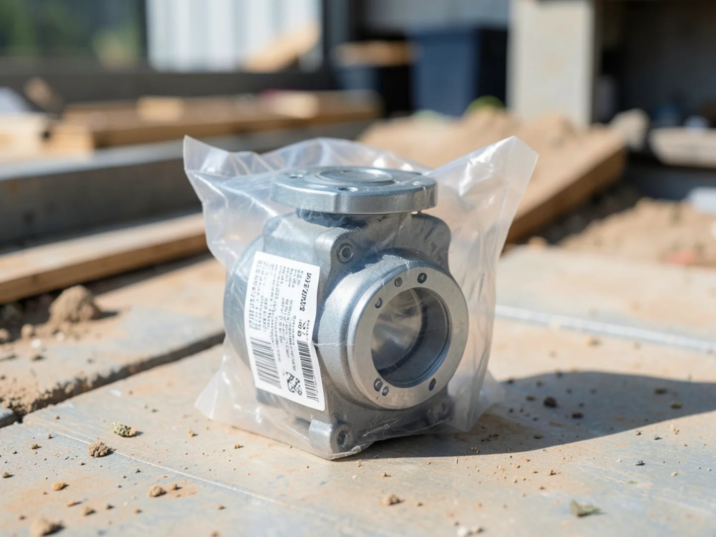 New factory OEM draft inducer blower motor in protective packaging